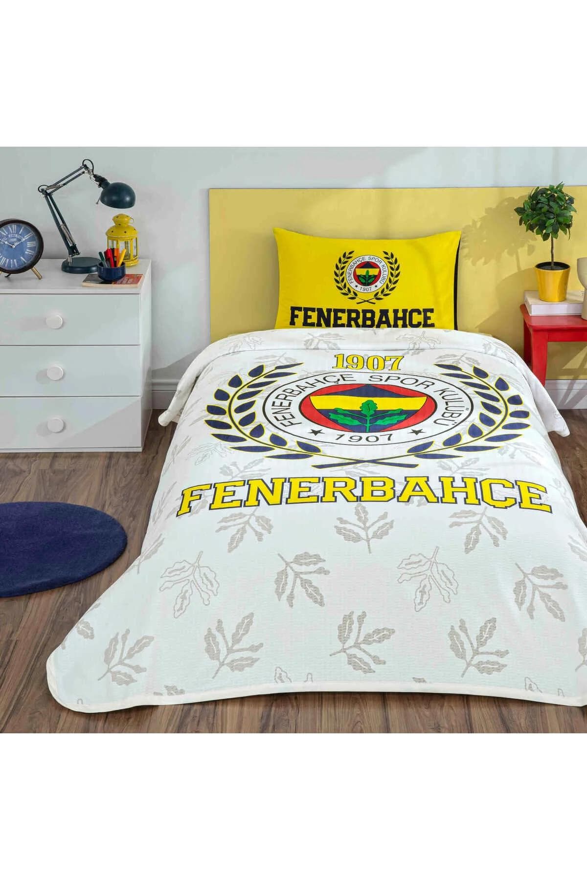 روتختی پیکه یک نفره Taç مدل Fenerbahçe Palamut پنبهای - چندرنگ
