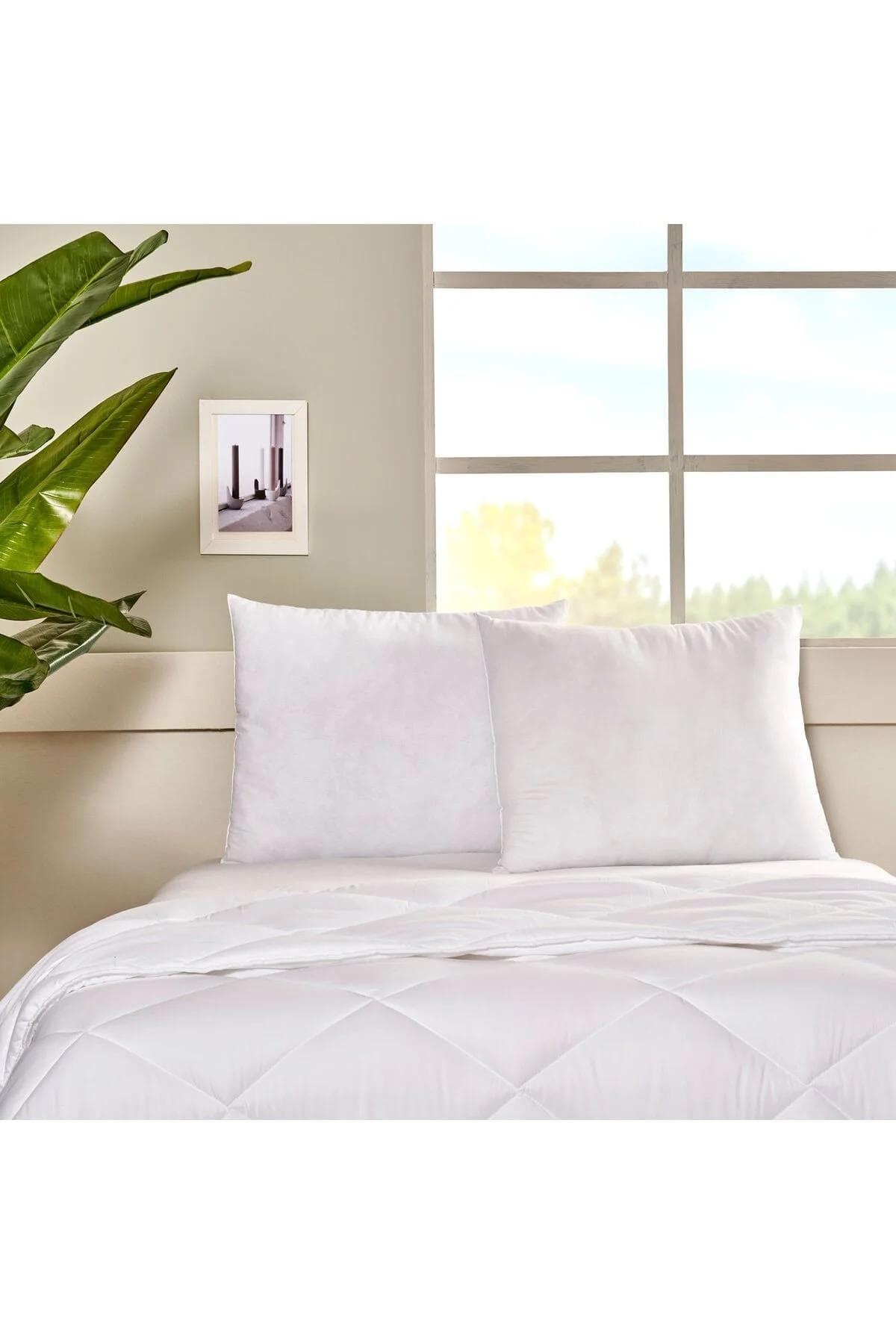 بالش Taç مدل Comfort میکروفایبر - سفید