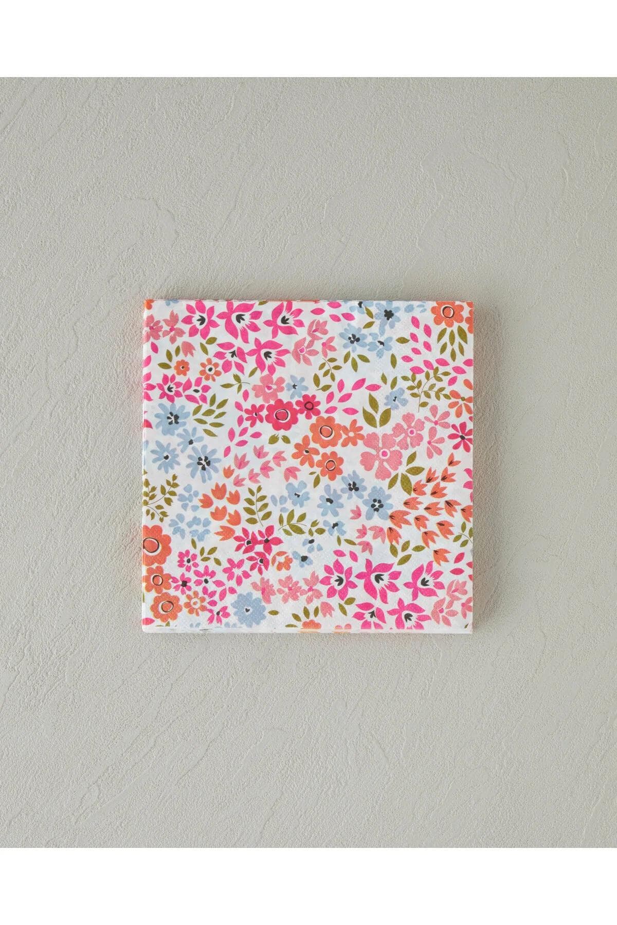 دستمال سفره کاغذی English Home مدل Colorful Blooms - نارنجی