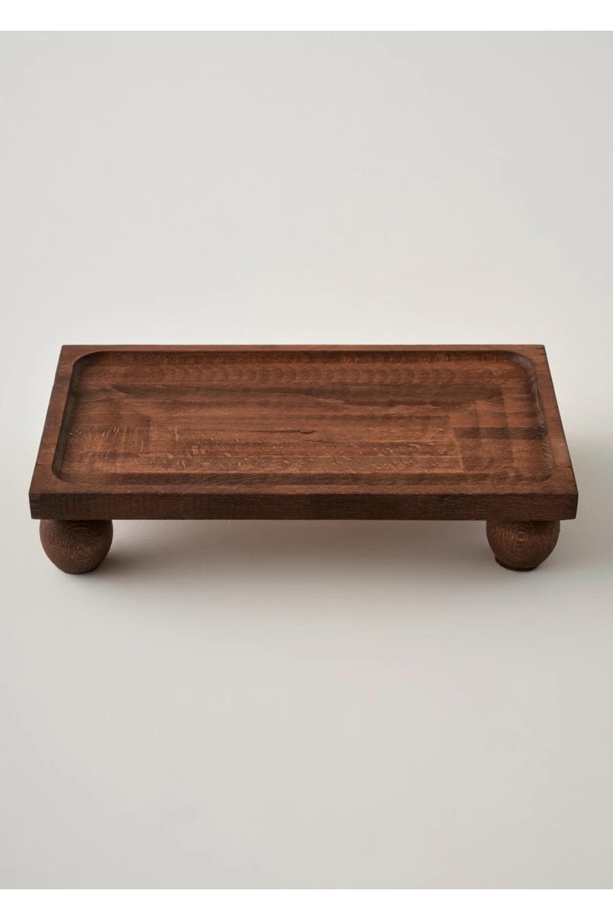 ظرف سرو دو تکه Bella Maison مدل Wooden چوبی - طبیعی