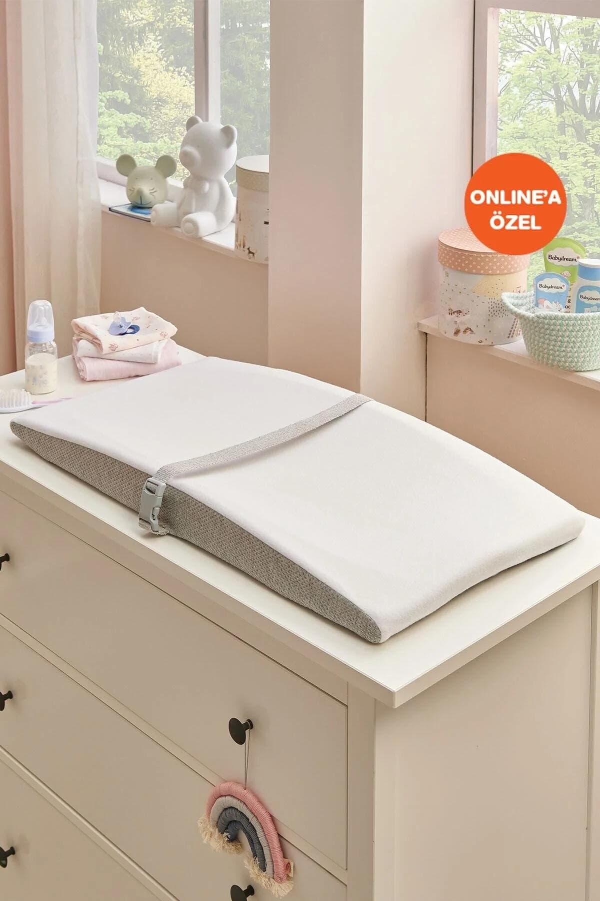 زیرانداز تعویض پوشک بزرگ Yataş Mini مدل Cleanped - سفید