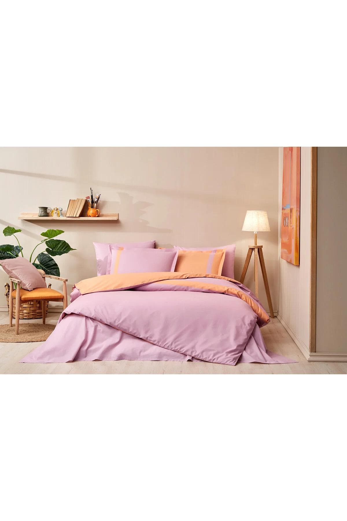 سرویس روتختی دو نفره Özdilek مدل Colour Stripe پنبهای