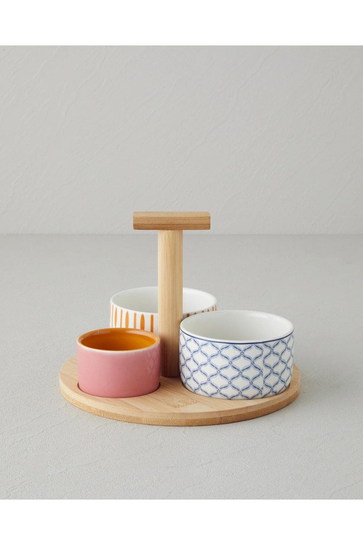 ظرف سرو چینی English Home مدل Garden Serenity Stoneware - چندرنگ