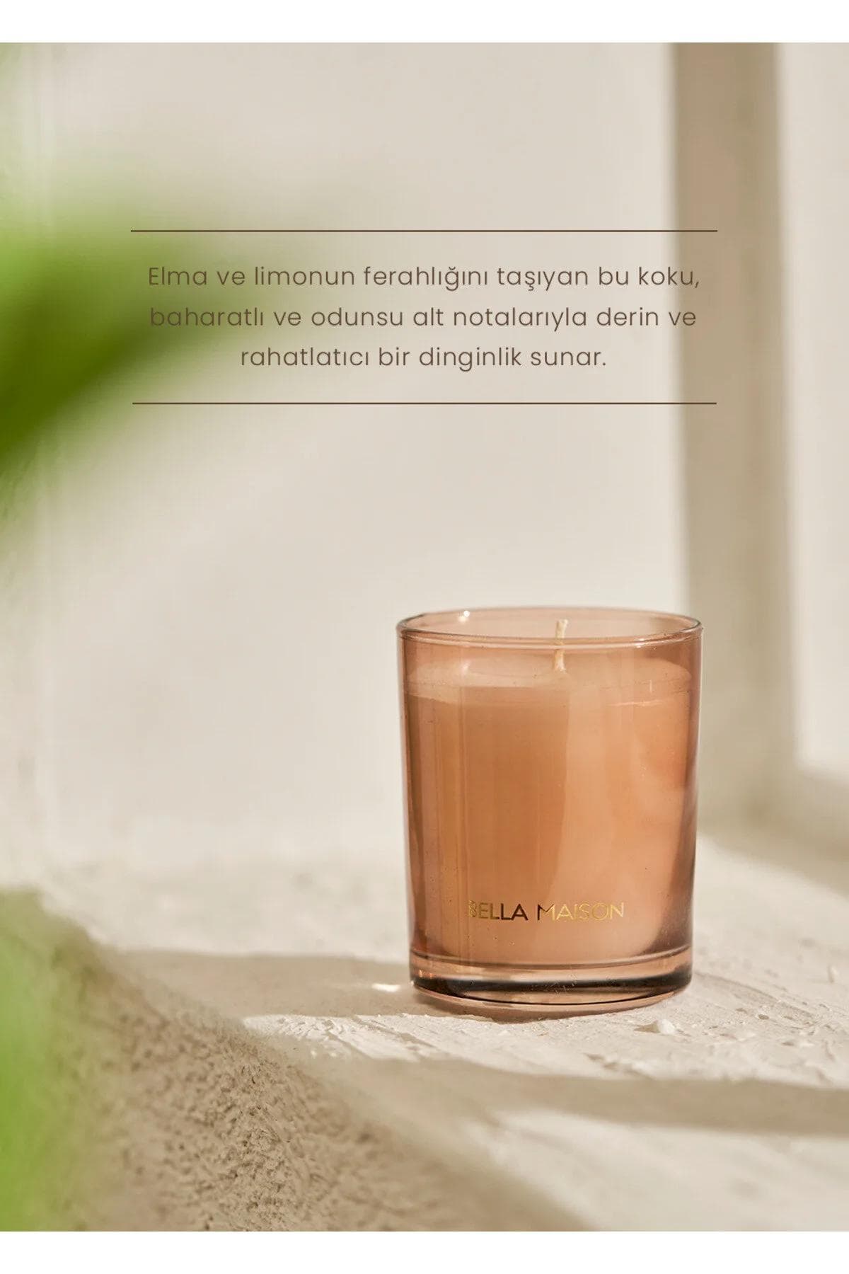 شمع معطر Bella Maison مدل Oud Serenity - زرد