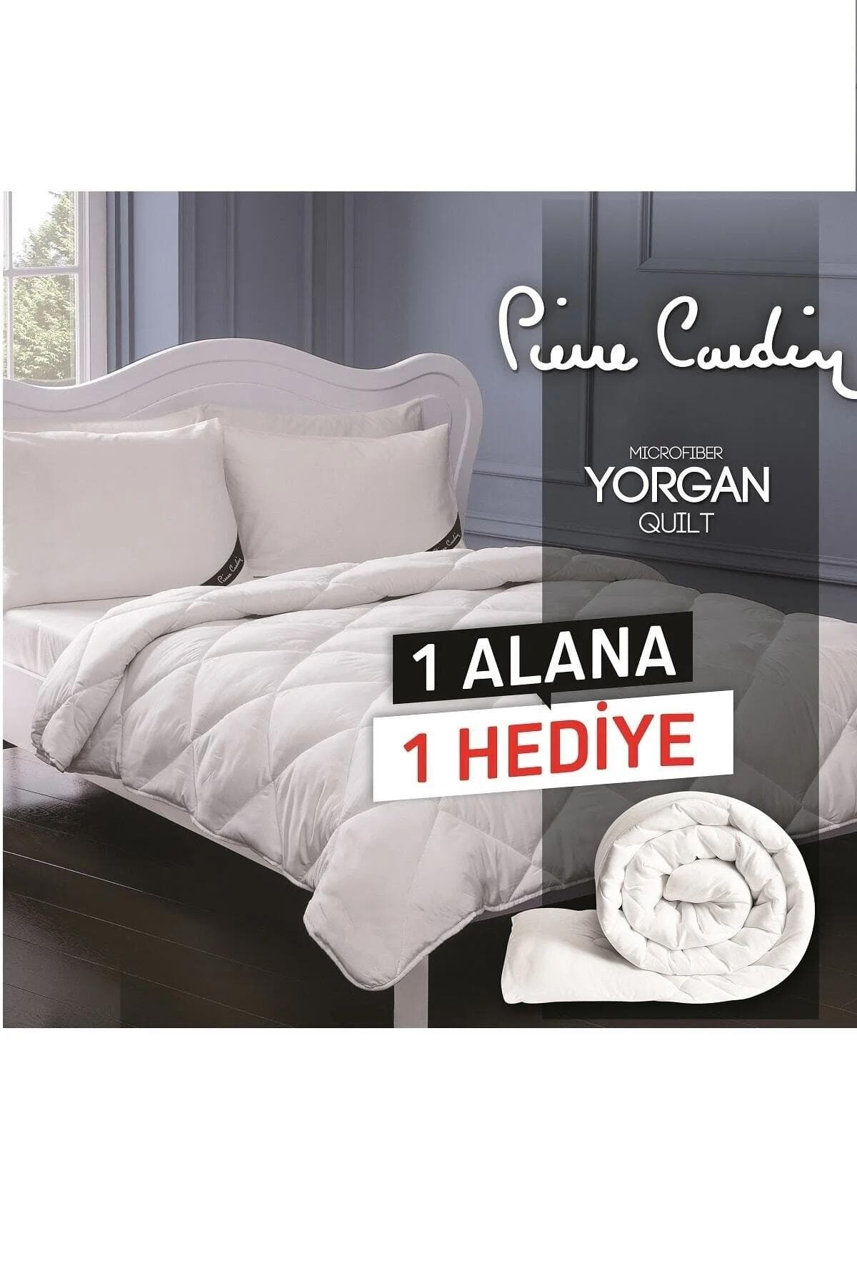 لحاف یک نفره Pierre Cardin میکروفایبر - سفید