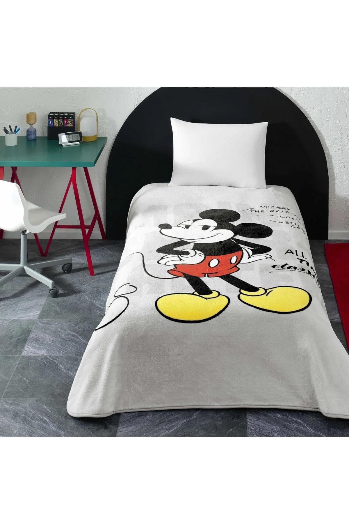 پتو یک نفره Taç مدل Disney Mickey Mouse Fashion پلیاستر - چندرنگ