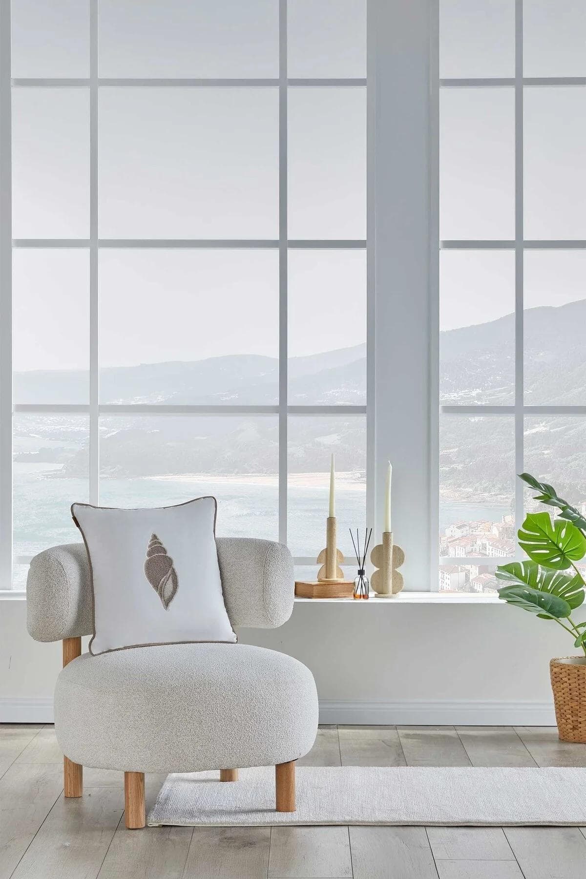 کوسن Özdilek مدل Conchiglia پلیاستر