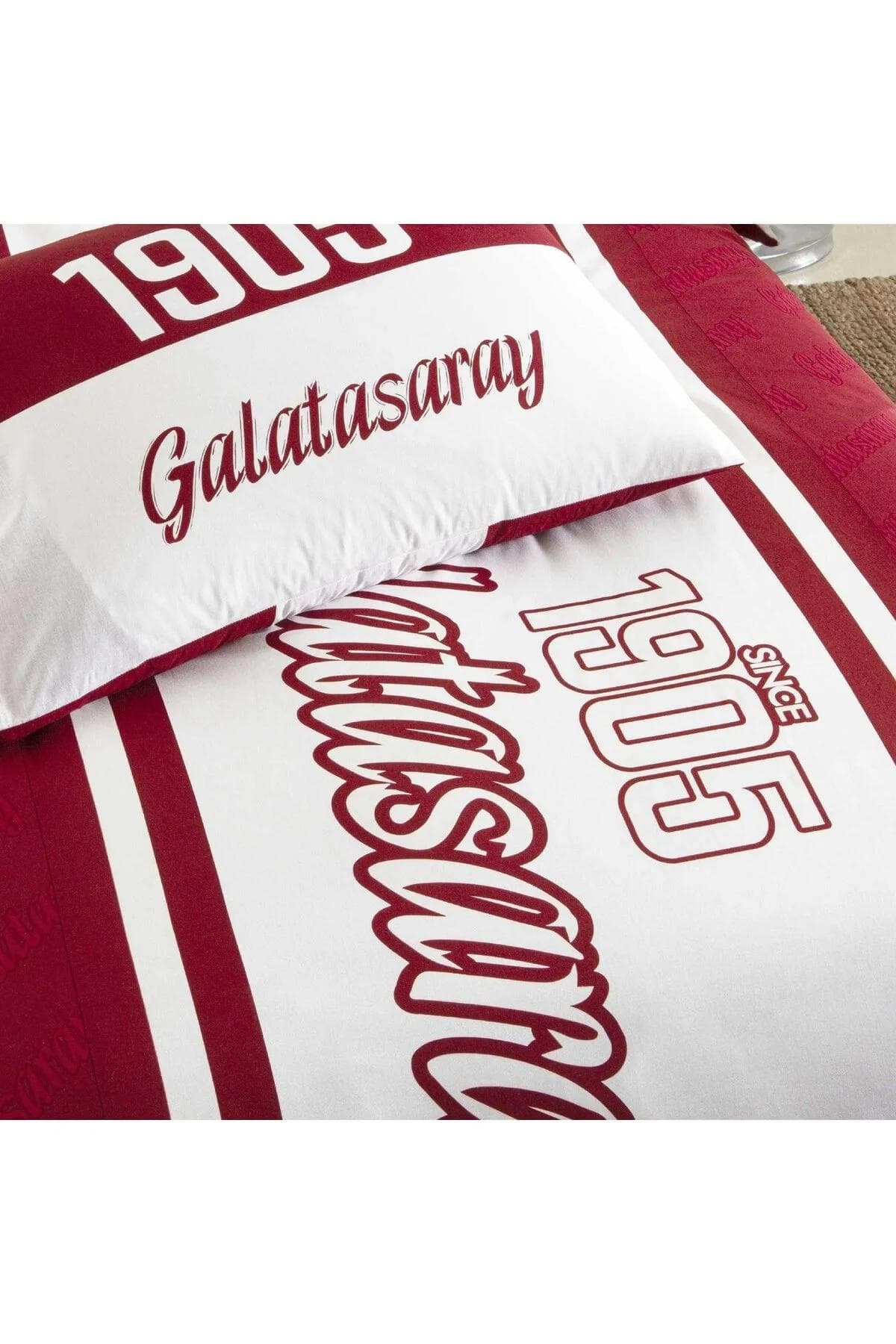 سرویس روتختی یک نفره Taç مدل Galatasaray 1905 Glow پنبه - چندرنگ