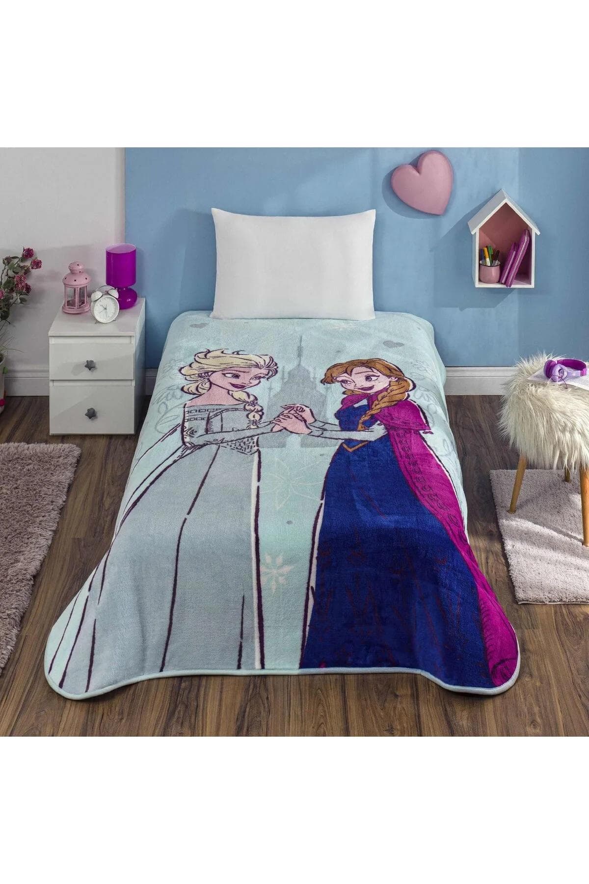 پتو یک نفره Taç مدل Disney Frozen United پلیاستر - چندرنگ