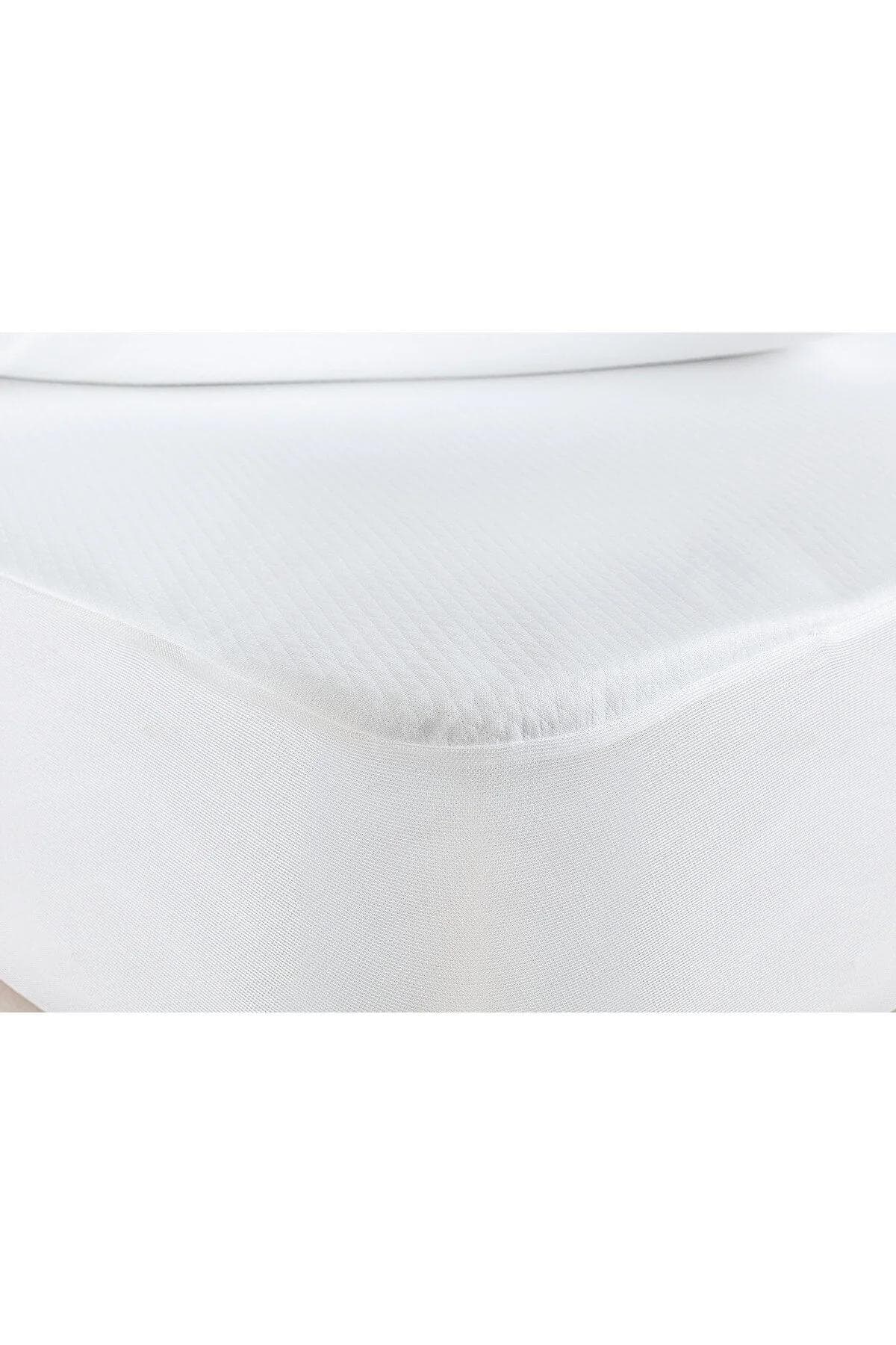 محافظ تشک دو نفره Madame Coco مدل Flore پلیاستر - فیروزهای