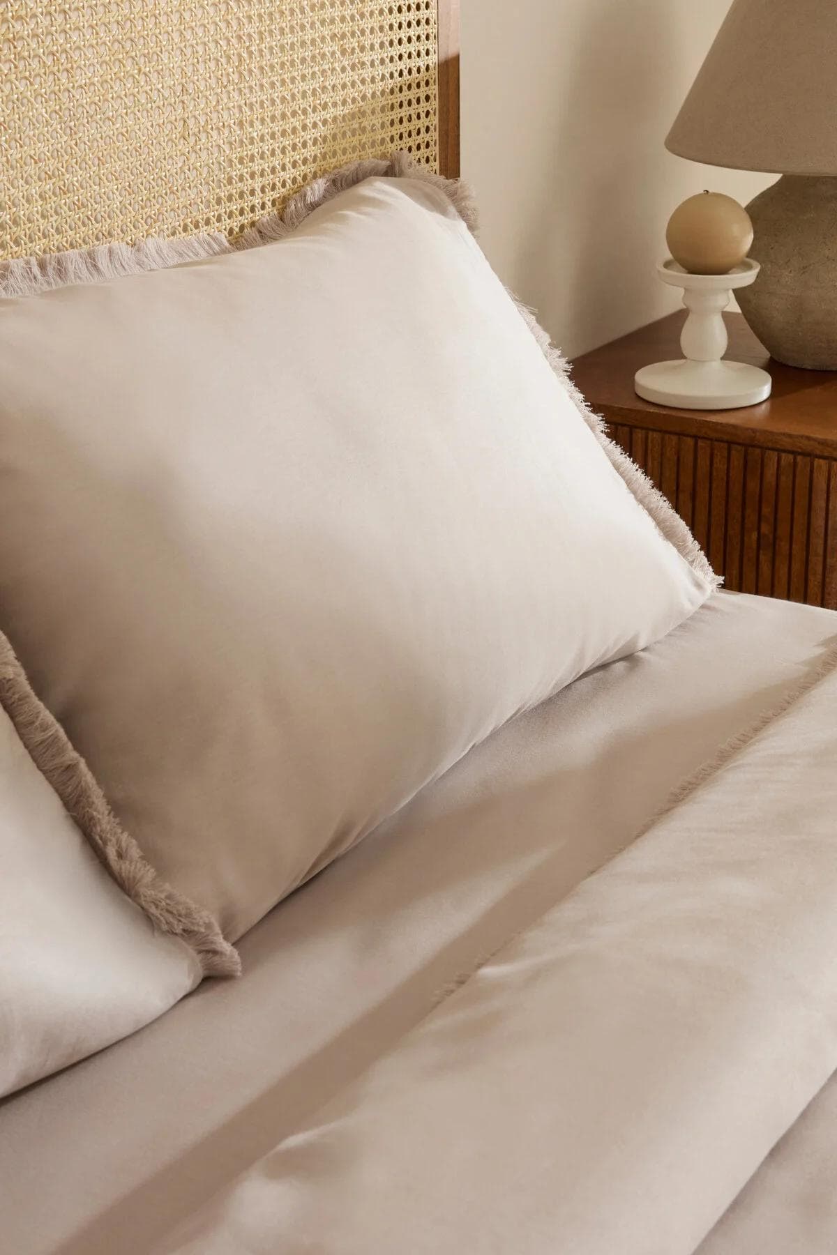 سرویس روتختی دو نفره Karaca Home مدل Ella Krep پنبه - بژ