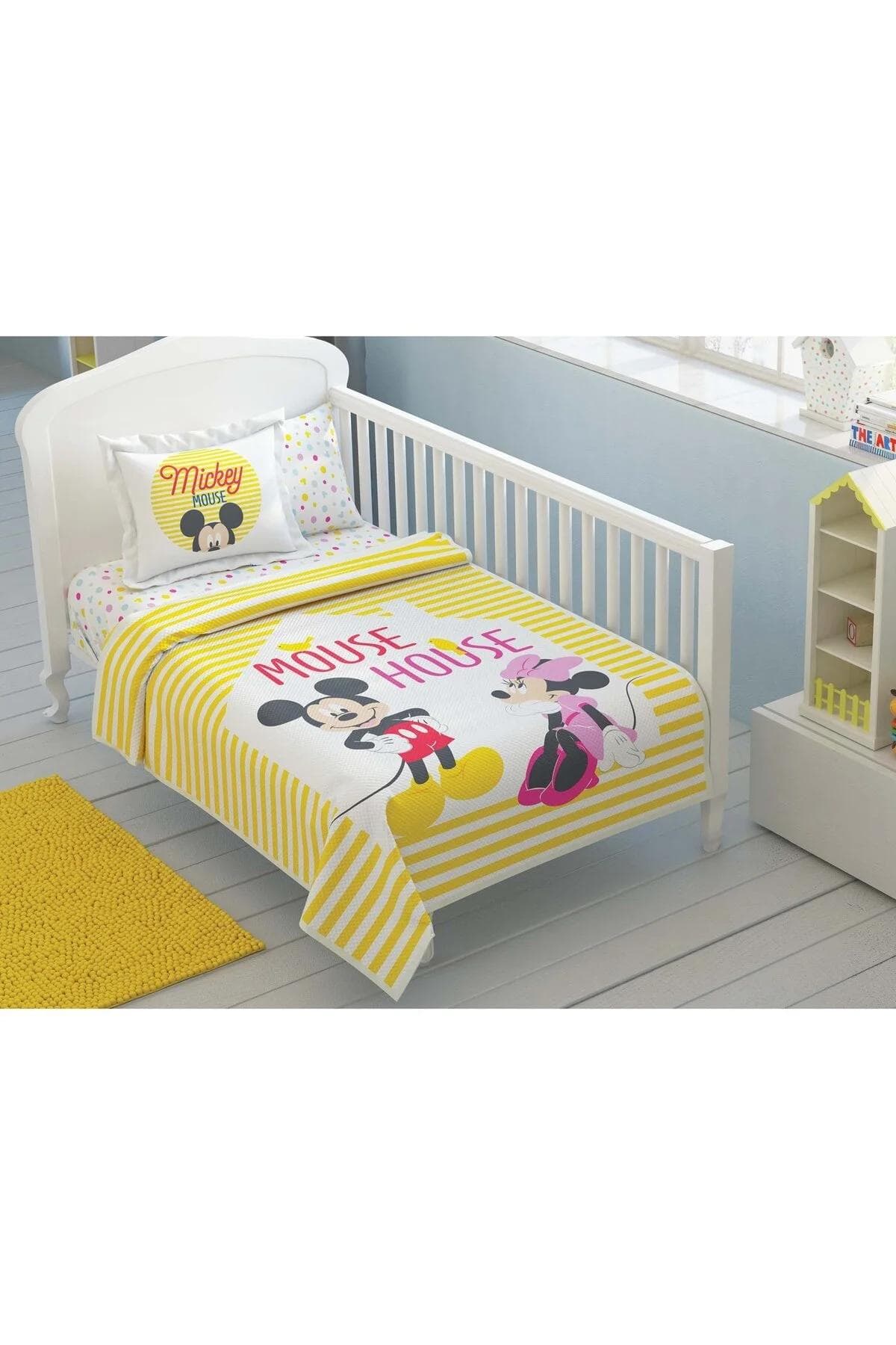 روتختی پیکه Taç مدل Disney Minnie Mickey Baby پنبه - زرد