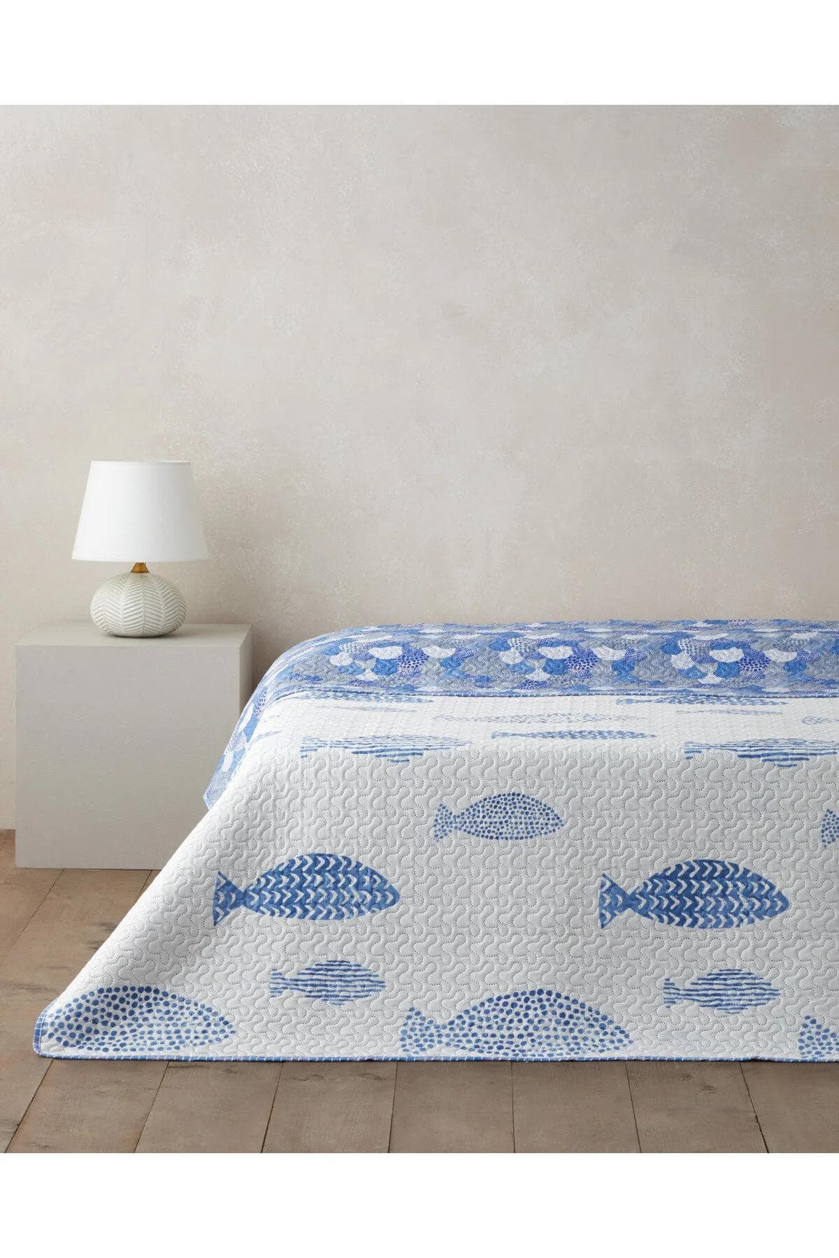 روتختی چندمنظوره دو نفره English Home مدل Pesca Wave - پلیاستر - آبی