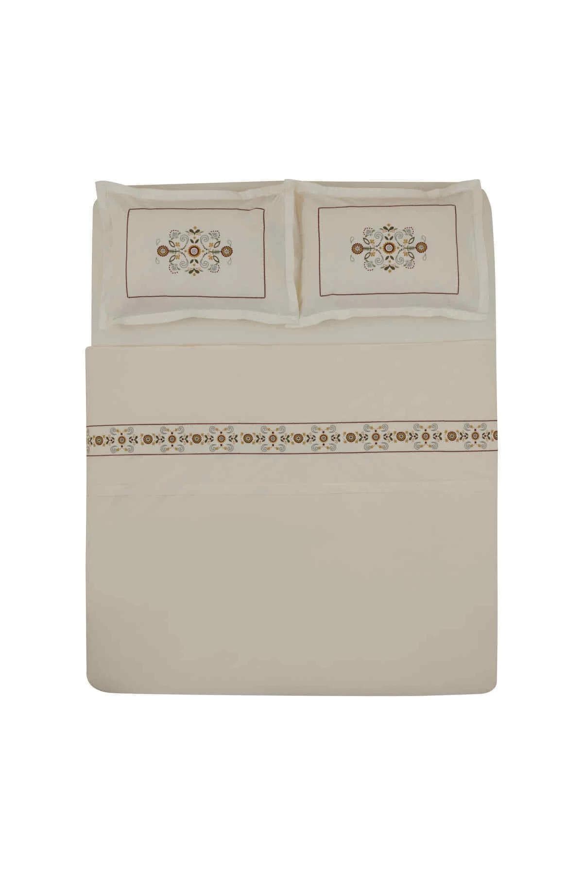 سرویس روتختی دو نفره Karaca Home مدل Beluna پنبه - سفید