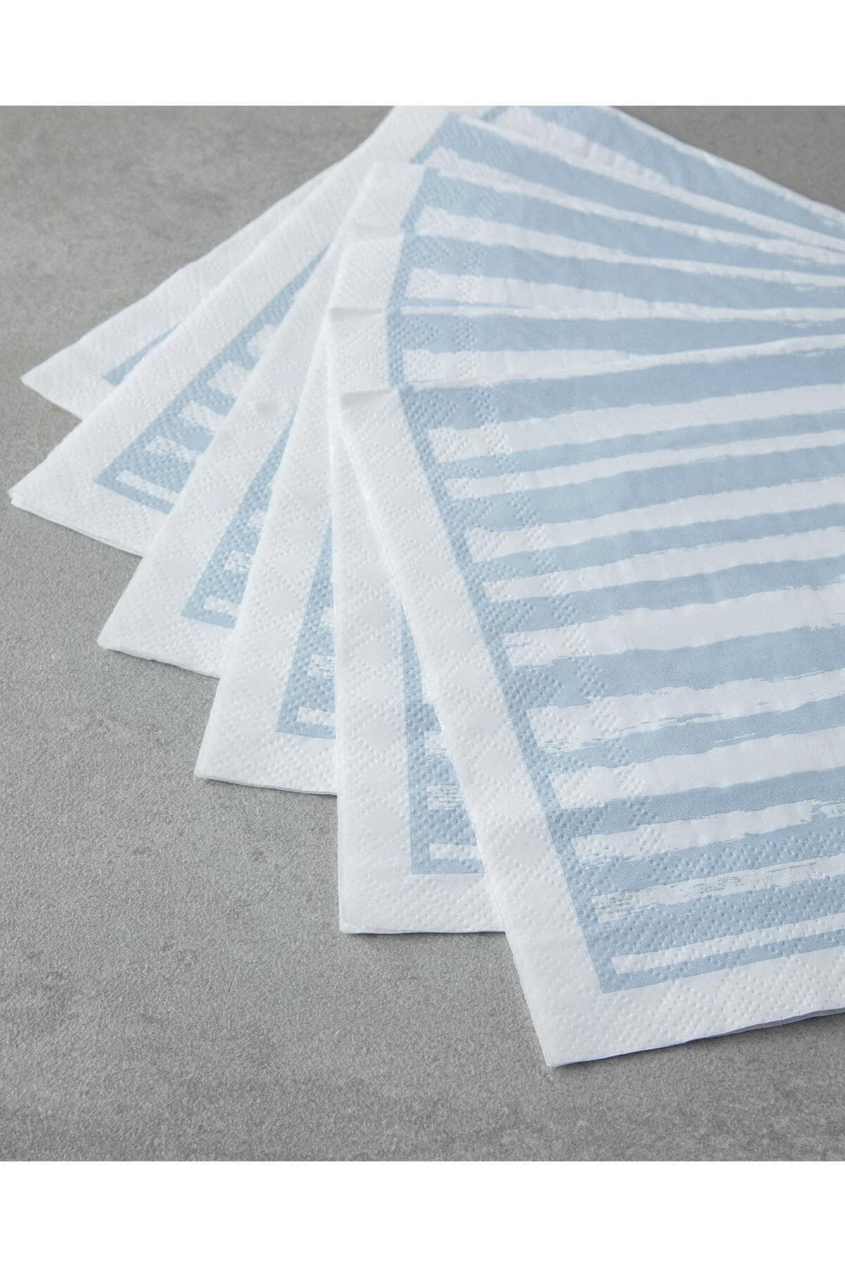 دستمال مهمانی ۲۰ عددی English Home مدل Coastal Stripe - آبی